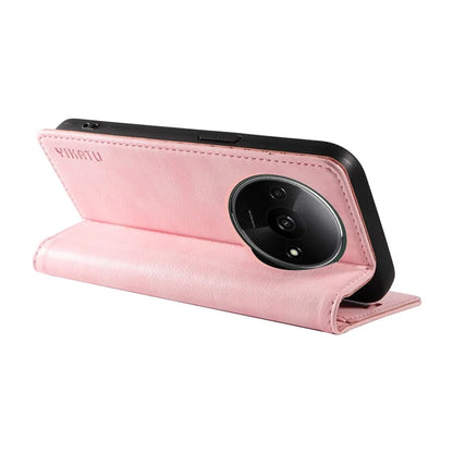 YIKATU YK-006 For Xiaomi Redmi A3 Case Folio PU Leather Magnetic Absorption Phone Cover