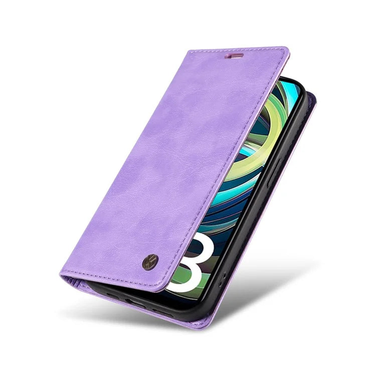YIKATU YK-006 For Xiaomi Redmi A3 Case Folio PU Leather Magnetic Absorption Phone Cover