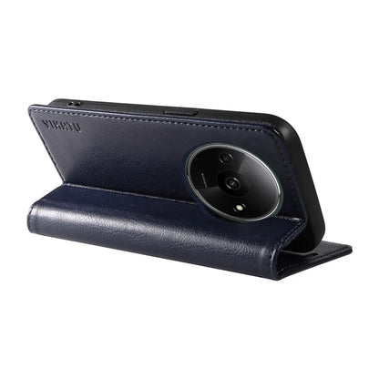 YIKATU YK-006 For Xiaomi Redmi A3 Case Folio PU Leather Magnetic Absorption Phone Cover