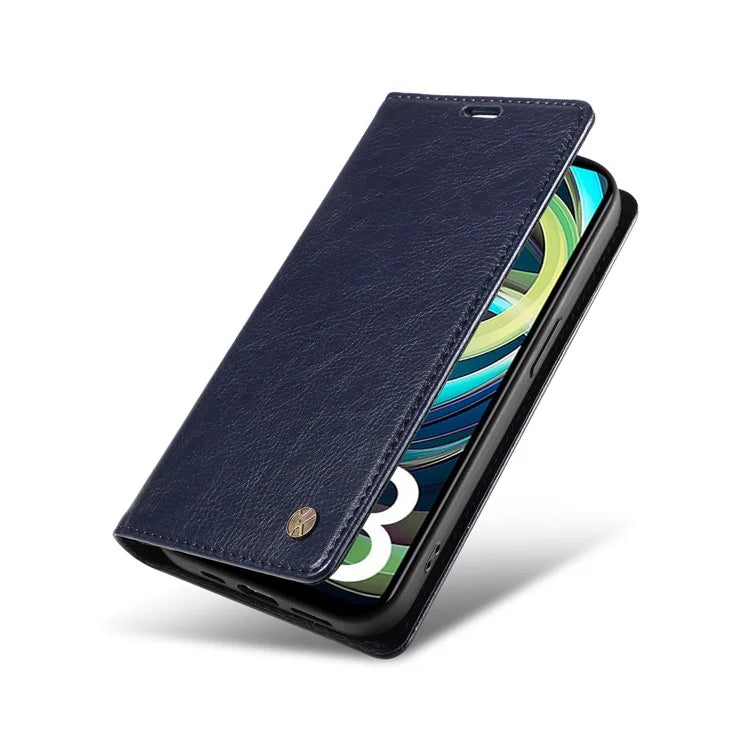 YIKATU YK-006 For Xiaomi Redmi A3 Case Folio PU Leather Magnetic Absorption Phone Cover