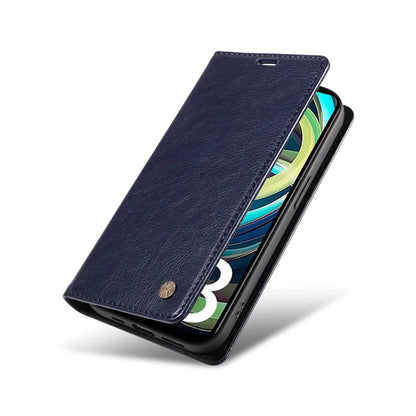 YIKATU YK-006 For Xiaomi Redmi A3 Case Folio PU Leather Magnetic Absorption Phone Cover