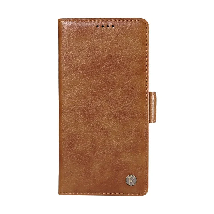 YIKATU YK-007 For Xiaomi Redmi A3 Wallet Case PU Leather+TPU Interior Protective Phone Cover