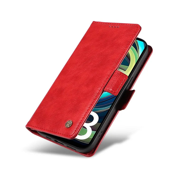 YIKATU YK-007 For Xiaomi Redmi A3 Wallet Case PU Leather+TPU Interior Protective Phone Cover
