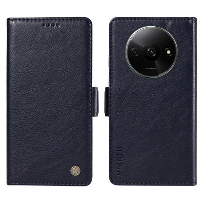 YIKATU YK-007 For Xiaomi Redmi A3 Wallet Case PU Leather+TPU Interior Protective Phone Cover