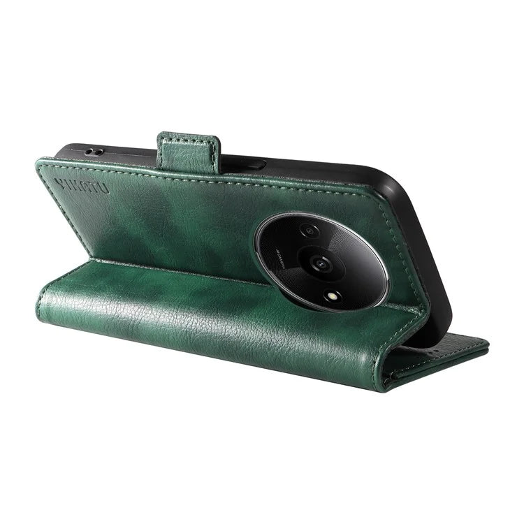YIKATU YK-007 For Xiaomi Redmi A3 Wallet Case PU Leather+TPU Interior Protective Phone Cover