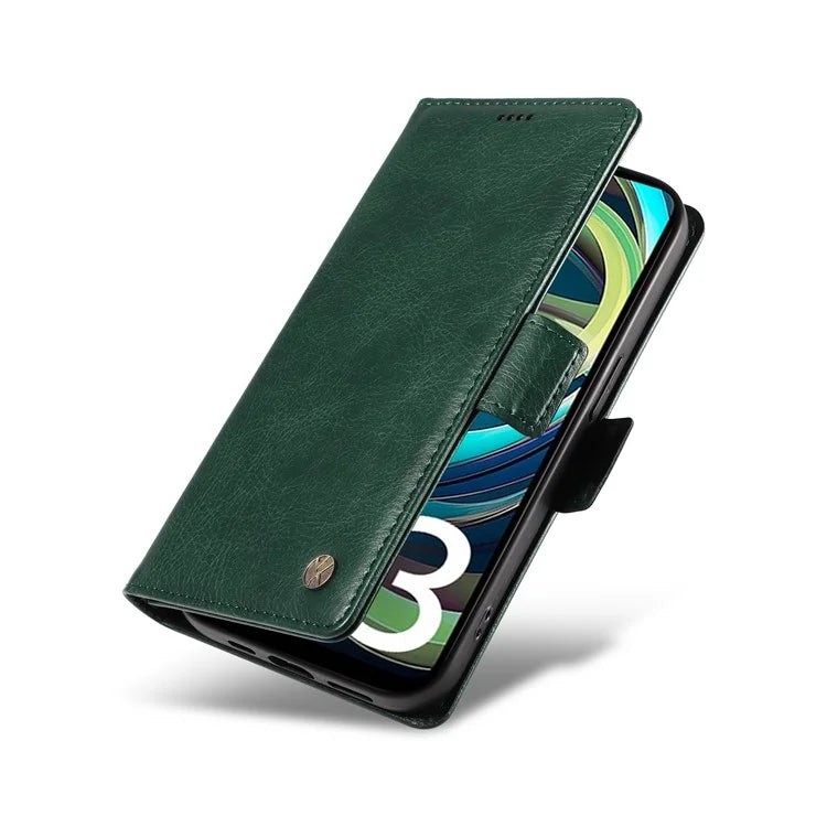 YIKATU YK-007 For Xiaomi Redmi A3 Wallet Case PU Leather+TPU Interior Protective Phone Cover