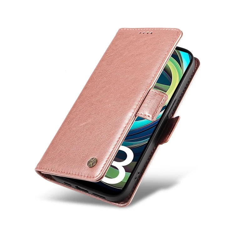 YIKATU YK-007 For Xiaomi Redmi A3 Wallet Case PU Leather+TPU Interior Protective Phone Cover