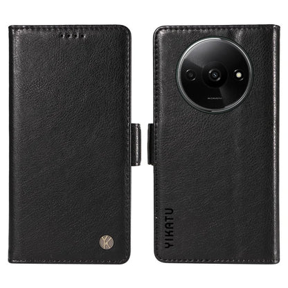 YIKATU YK-007 For Xiaomi Redmi A3 Wallet Case PU Leather+TPU Interior Protective Phone Cover