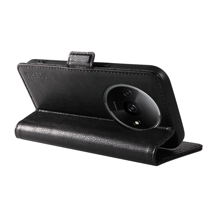 YIKATU YK-007 For Xiaomi Redmi A3 Wallet Case PU Leather+TPU Interior Protective Phone Cover