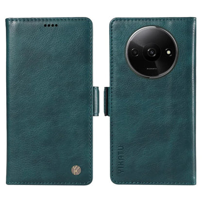 YIKATU YK-007 For Xiaomi Redmi A3 Wallet Case PU Leather+TPU Interior Protective Phone Cover