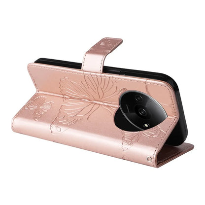 KT Imprinting Flower Series-2 For Xiaomi Redmi A3 Case Card Holder Wrist Strap Leather Phone Cover