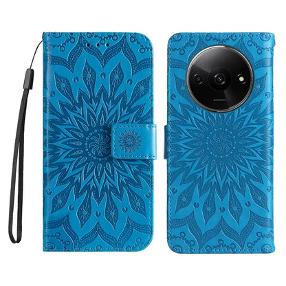 KT Imprinting Flower Series-1 For Xiaomi Redmi A3 Case Stand Function Leather Phone Cover