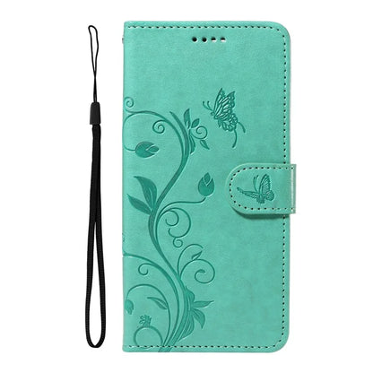 For Xiaomi Redmi A3 Leather Case Butterfly Flower Pattern Wallet Phone Cover