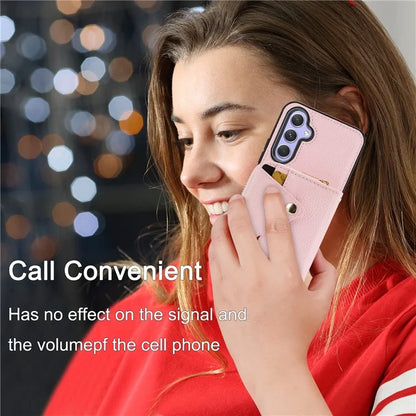 For Samsung Galaxy A15 4G / A15 5G Cell Phone Cases Leather Card Holder Cover with Shoulder Strap