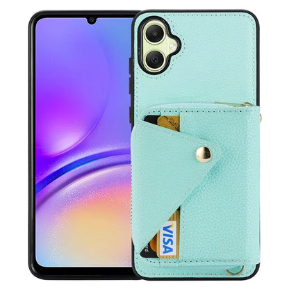 For Samsung Galaxy A05 4G Case RFID Blocking Leather Fully Wrapped Protective Cover