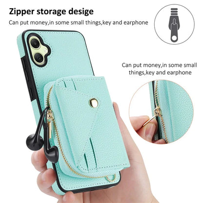 For Samsung Galaxy A05 4G Case RFID Blocking Leather Fully Wrapped Protective Cover