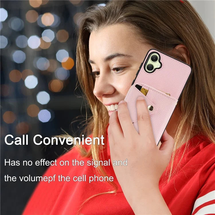 For Samsung Galaxy A05 4G Case RFID Blocking Leather Fully Wrapped Protective Cover