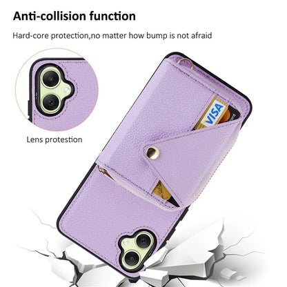 For Samsung Galaxy A05 4G Case RFID Blocking Leather Fully Wrapped Protective Cover