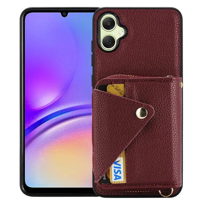 For Samsung Galaxy A05 4G Case RFID Blocking Leather Fully Wrapped Protective Cover