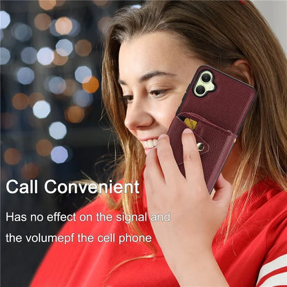 For Samsung Galaxy A05 4G Case RFID Blocking Leather Fully Wrapped Protective Cover