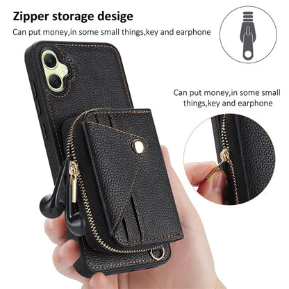 For Samsung Galaxy A05 4G Case RFID Blocking Leather Fully Wrapped Protective Cover