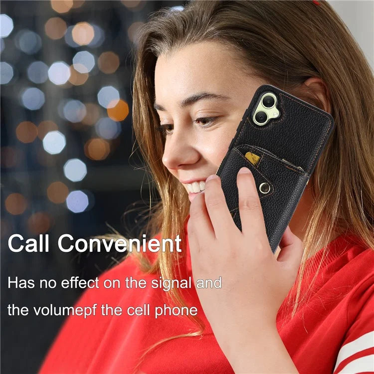 For Samsung Galaxy A05 4G Case RFID Blocking Leather Fully Wrapped Protective Cover