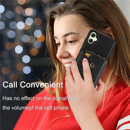 For Samsung Galaxy A05 4G Case RFID Blocking Leather Fully Wrapped Protective Cover