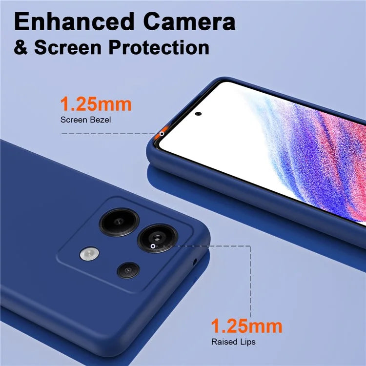 For Xiaomi Redmi Note 13 Pro 5G / Poco X6 5G Case Silky Touch 2.2mm TPU Phone Back Cover