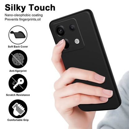 For Xiaomi Redmi Note 13 Pro 5G / Poco X6 5G Case Silky Touch 2.2mm TPU Phone Back Cover