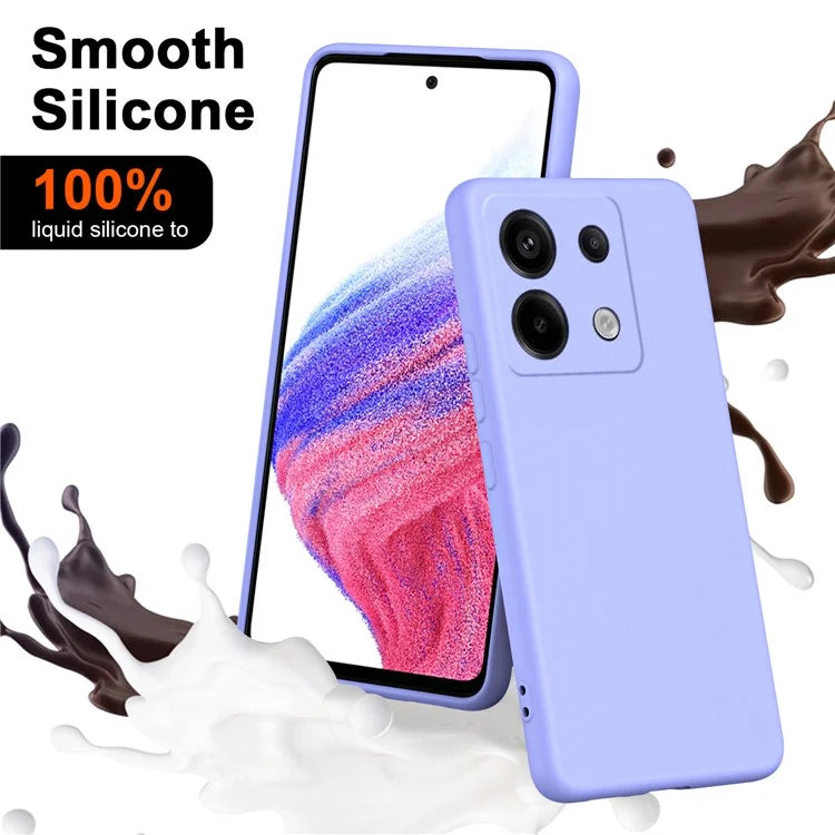 For Xiaomi Redmi Note 13 Pro 5G / Poco X6 5G Case Silky Touch 2.2mm TPU Phone Back Cover