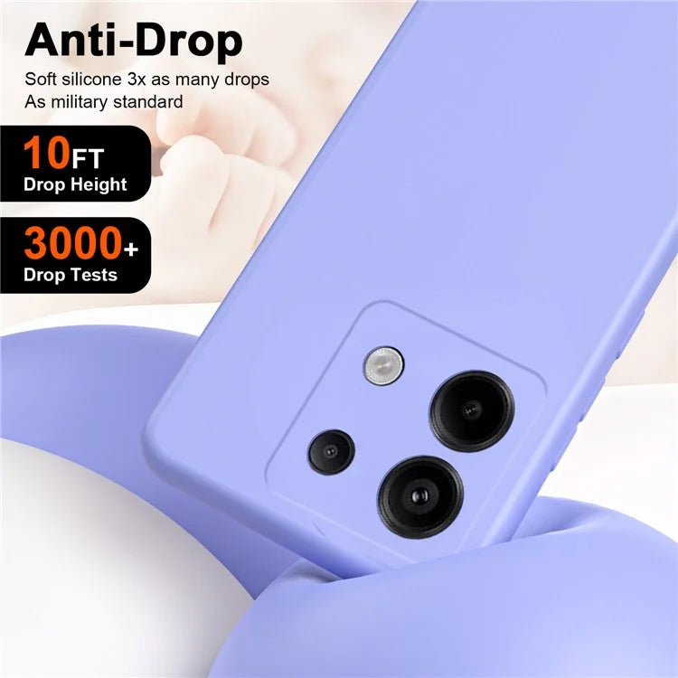 For Xiaomi Redmi Note 13 Pro 5G / Poco X6 5G Case Silky Touch 2.2mm TPU Phone Back Cover