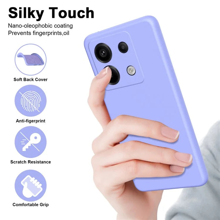 For Xiaomi Redmi Note 13 Pro 5G / Poco X6 5G Case Silky Touch 2.2mm TPU Phone Back Cover