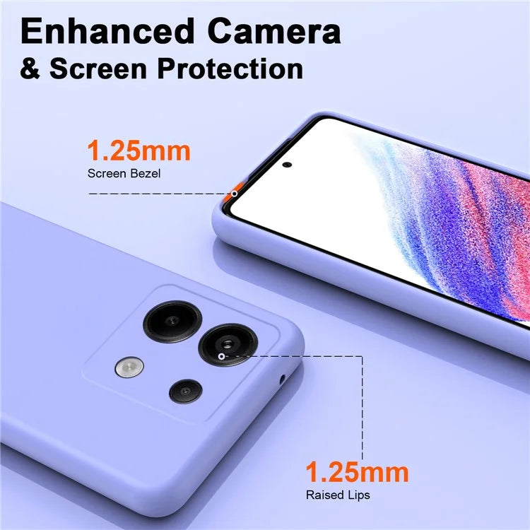 For Xiaomi Redmi Note 13 Pro 5G / Poco X6 5G Case Silky Touch 2.2mm TPU Phone Back Cover