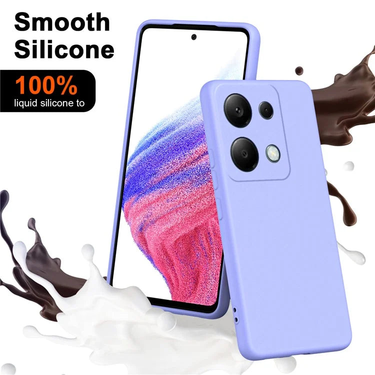 For Xiaomi Redmi Note 13 Pro 4G / Poco M6 Pro 4G TPU Case 2.2mm Rubberized Phone Cover