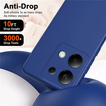 For Xiaomi Redmi Note 13 Pro 4G / Poco M6 Pro 4G TPU Case 2.2mm Rubberized Phone Cover