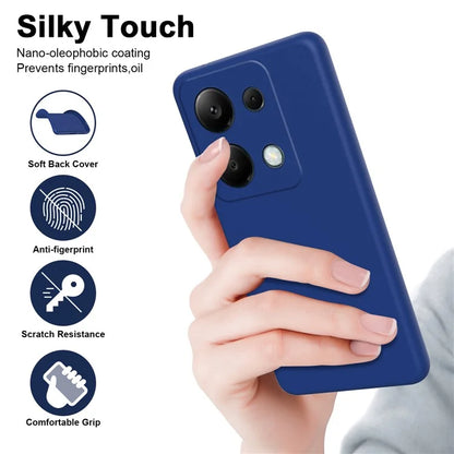For Xiaomi Redmi Note 13 Pro 4G / Poco M6 Pro 4G TPU Case 2.2mm Rubberized Phone Cover