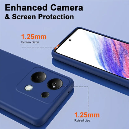 For Xiaomi Redmi Note 13 Pro 4G / Poco M6 Pro 4G TPU Case 2.2mm Rubberized Phone Cover