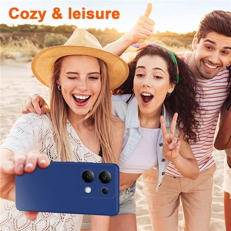 For Xiaomi Redmi Note 13 Pro 4G / Poco M6 Pro 4G TPU Case 2.2mm Rubberized Phone Cover