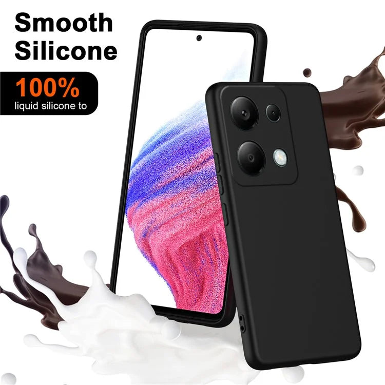 For Xiaomi Redmi Note 13 Pro 4G / Poco M6 Pro 4G TPU Case 2.2mm Rubberized Phone Cover