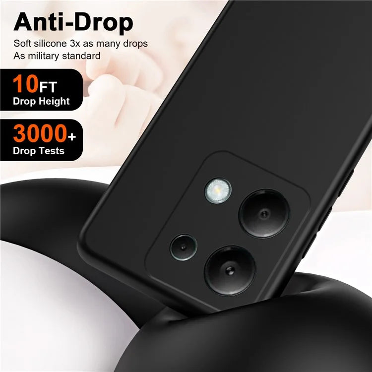 For Xiaomi Redmi Note 13 Pro 4G / Poco M6 Pro 4G TPU Case 2.2mm Rubberized Phone Cover