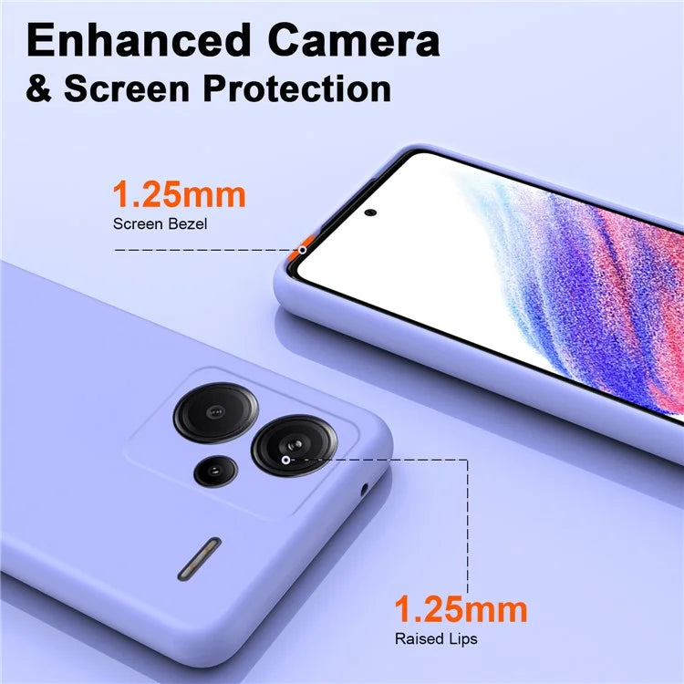 For Xiaomi Redmi Note 13 Pro+ 5G Case Soft Lining TPU Phone Cover 2.2mm Thick