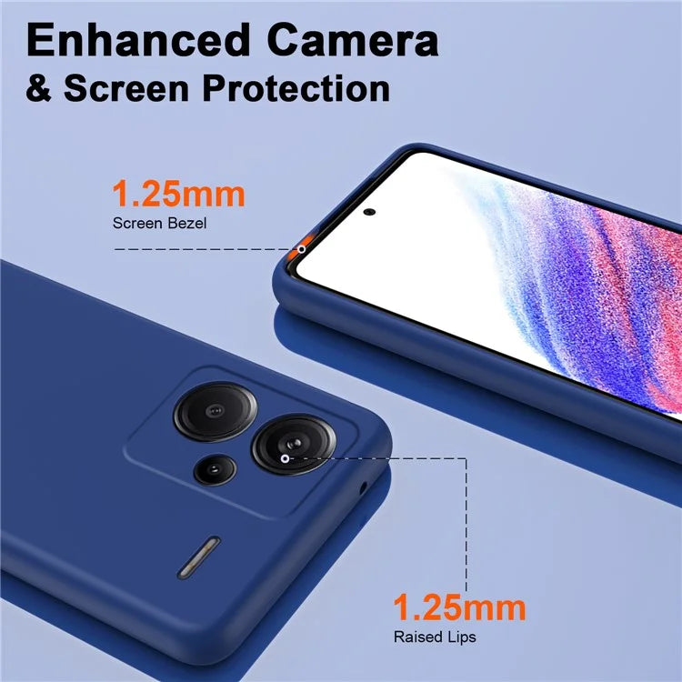 For Xiaomi Redmi Note 13 Pro+ 5G Case Soft Lining TPU Phone Cover 2.2mm Thick