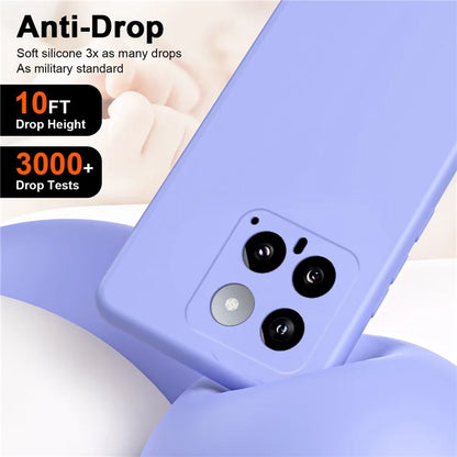 For Xiaomi 14 Case 2.2mm TPU + Soft Lining Cushion Anti-Scratch Phone Cover