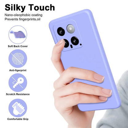For Xiaomi 14 Case 2.2mm TPU + Soft Lining Cushion Anti-Scratch Phone Cover