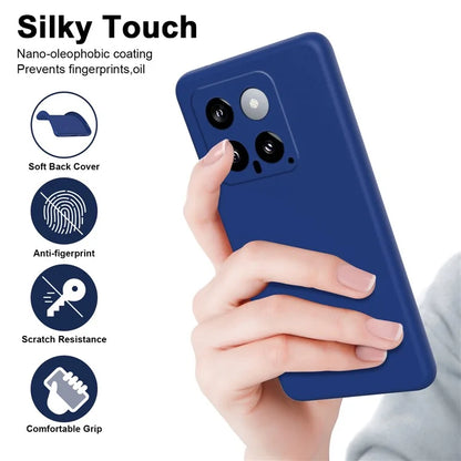 For Xiaomi 14 Case 2.2mm TPU + Soft Lining Cushion Anti-Scratch Phone Cover