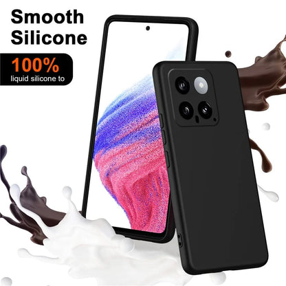 For Xiaomi 14 Case 2.2mm TPU + Soft Lining Cushion Anti-Scratch Phone Cover
