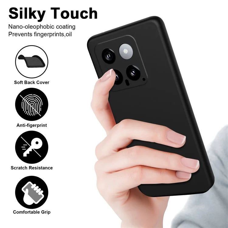 For Xiaomi 14 Case 2.2mm TPU + Soft Lining Cushion Anti-Scratch Phone Cover