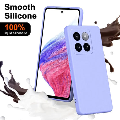 For Xiaomi 14 Pro Case 2.2mm TPU Slim Non-Slip Rubberized Phone Cover