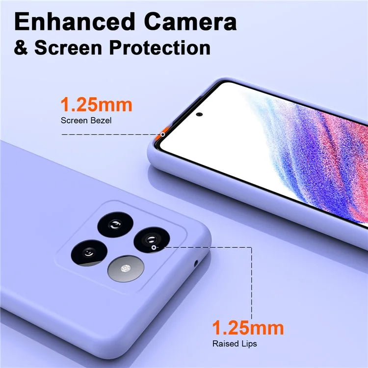 For Xiaomi 14 Pro Case 2.2mm TPU Slim Non-Slip Rubberized Phone Cover