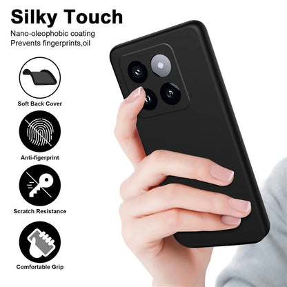 For Xiaomi 14 Pro Case 2.2mm TPU Slim Non-Slip Rubberized Phone Cover